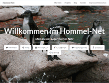 Tablet Screenshot of hommel-net.de