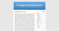 Desktop Screenshot of kiga-spielplatz.hommel-net.de