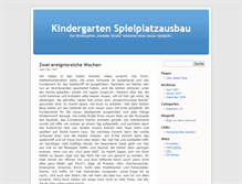 Tablet Screenshot of kiga-spielplatz.hommel-net.de